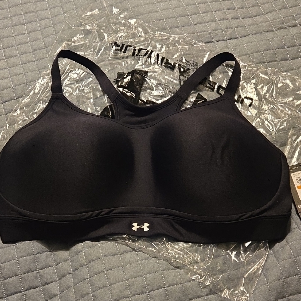 Under Armour Midnight Black Sports Bra